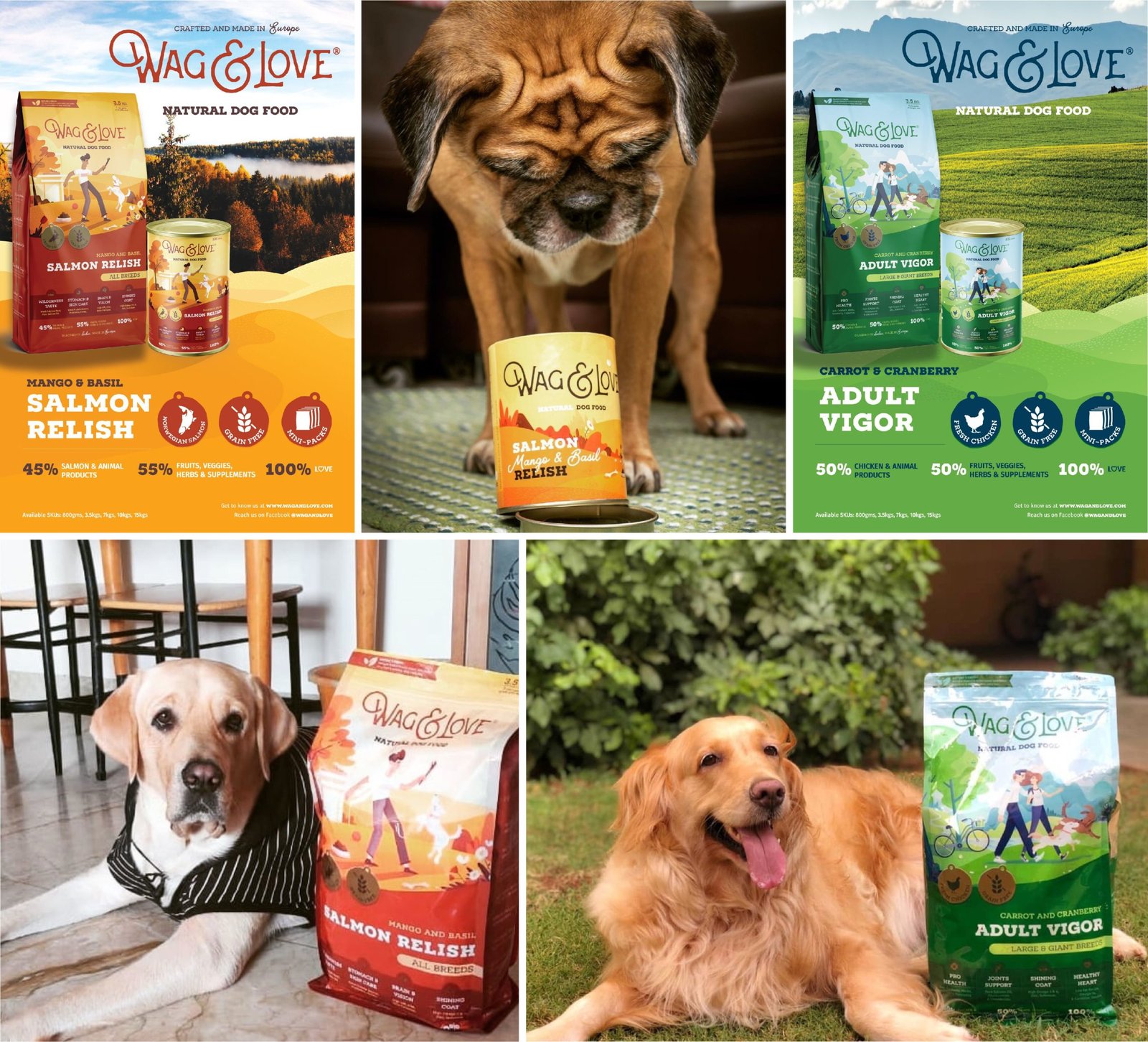 Wag and love outlet dog food